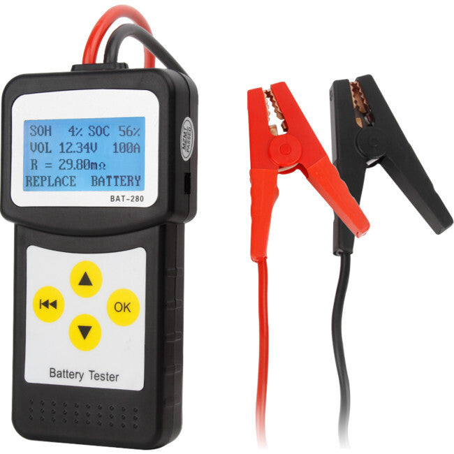 DOSS BAT-280 Digital 30Ah to 200Ah Car Battery Tester Cranking Charging Tester