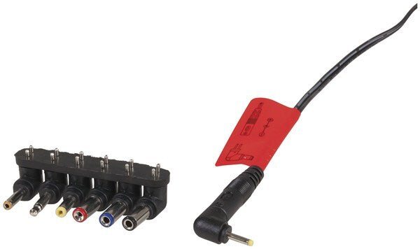 Ultra-Slim Power Supply 7DC Plugs 9V DC 500mA Input 100-240VAC 50/60Hz