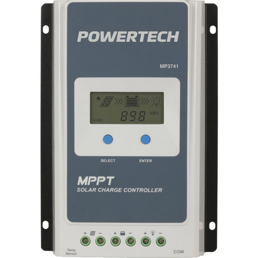 Powertech 3 Stage 20A MPPT Solar Charge Controller for Lithium or SLA Batteries