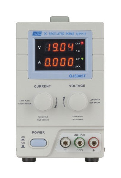 Powertech 50Hz 0 to 30VDC 0 to 5A LED Display Panel Regulated Power Supply