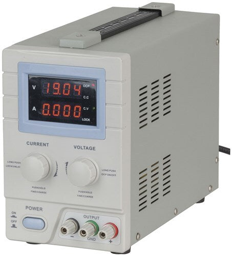 Powertech 50Hz 0 to 30VDC 0 to 5A LED Display Panel Regulated Power Supply