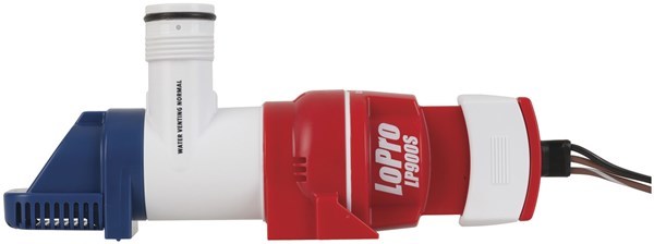 Rule LoPro Auto Bilge Pump 12v 900GPH automatic pump for tight areas