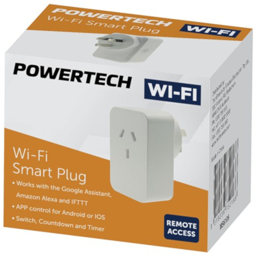 Powertech Smart Plug WiFi Controlled Mains Switch 240V 10A rated App Control