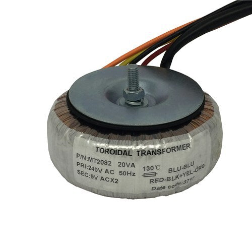 9V-0-9V 20VA Toroidal Transformer Low Profile