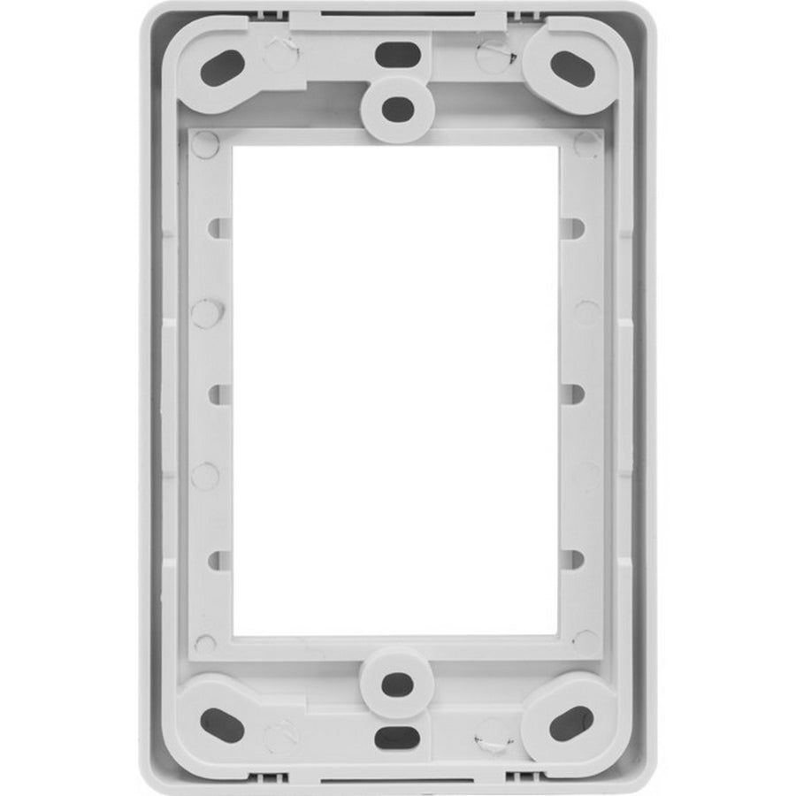 Pro.2 MW13FR Modular Wall Plate Frame Clipsal Style Fits 3 Modules White