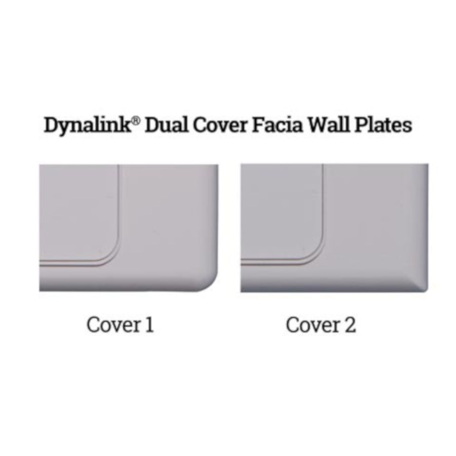 Dynalink 10 x Binding Post Dual Cover Wallplate