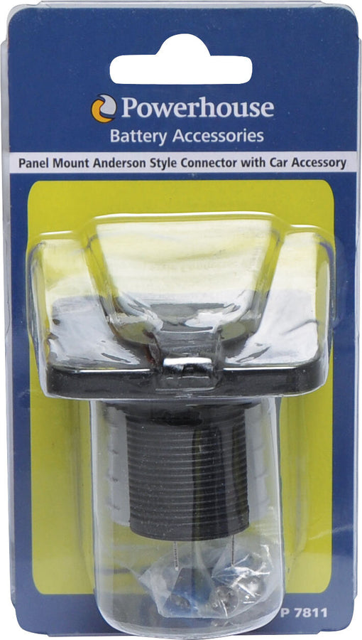 Powerhouse Panel Mount Anderson Style Connector With Car Accessory