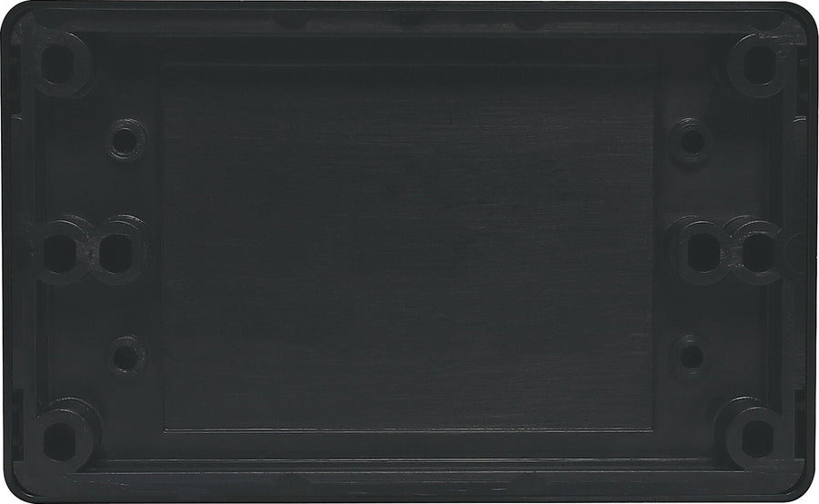 Altronics Dual Cover Black Wallplate