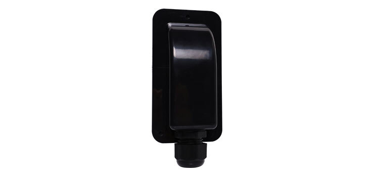 Single Black Gland Solar Cabling Entry Point Caravans Campers & Vehicles