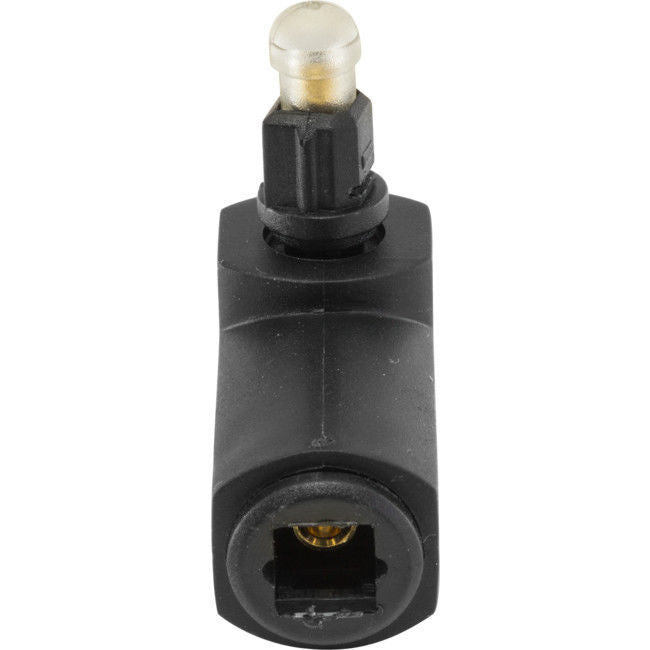 Pro.2 PA1908 Toslink Right Angle Adaptor Plug to Socket with Rotating End