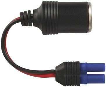 180mm Lead 10A-15A Max 18AWG Wire EC5 Plug to Cigarette Lighter Socket Adaptor