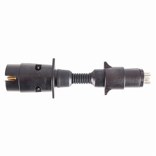 Trailer Adaptor Large Round Plug to 7 Pin Small Road Socket