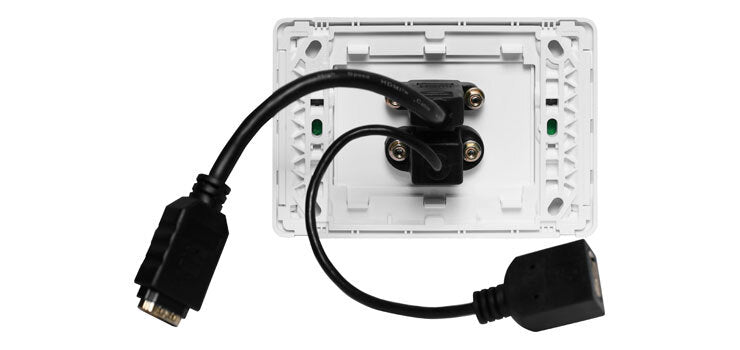 HDMI and USB Type Clipsal Pro Wall Palet High Speed with Ethernet Connection