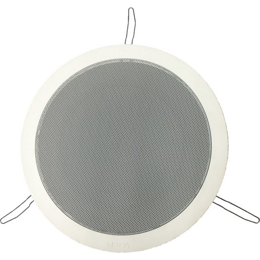 TOA PC668BK 15W 8inch Dualcone Evac Ceiling Speaker with Spring Catch White