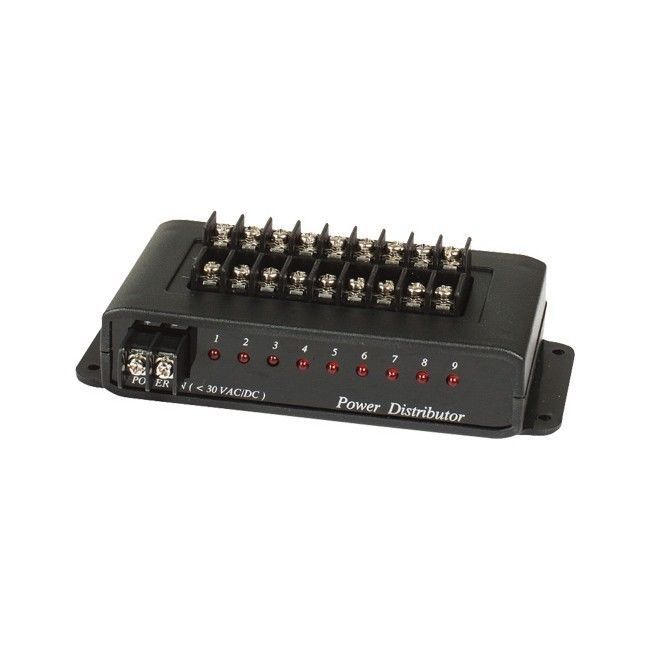 DOSS PD009 1 In 9 Out Power Distributor Box 9 PTC fused outputs and st ...