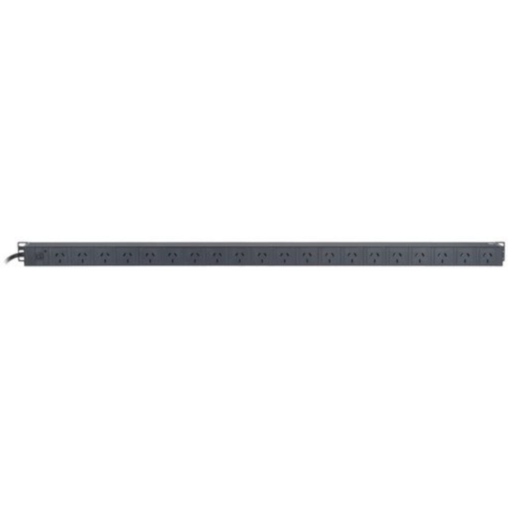 Vertical Rack Power Rail Surge 20 Way GPO PDU 1080mm 15A Captive Plug ...