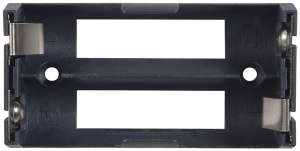 Dual 18650 Battery Holder 150mm Leads ABS Plastic