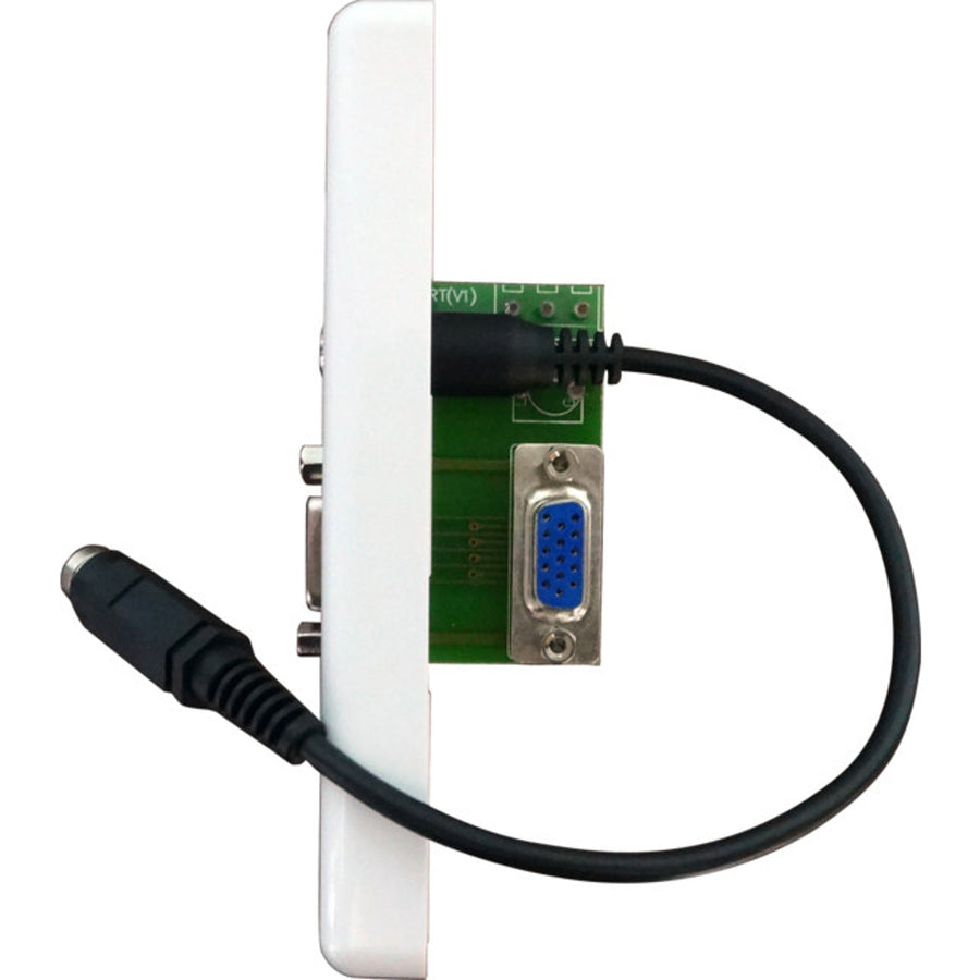 Pro2 Right angle VGA and 3.5mm Stereo Clipsal Wallplate