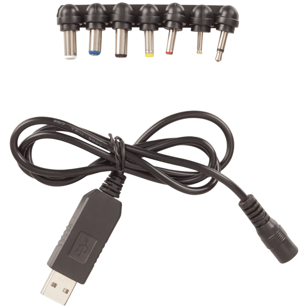 Powertech Universal USB 12V Step-Up Power Cable Supplied with 7 Standa ...
