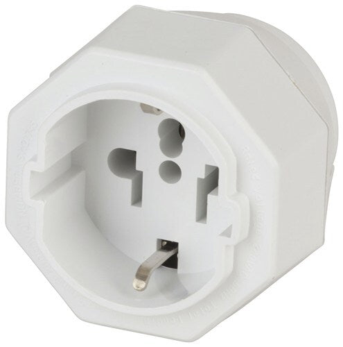 USA and Europe Inbound Travel Adaptor Compatible with 2 and 3 pin plug ...