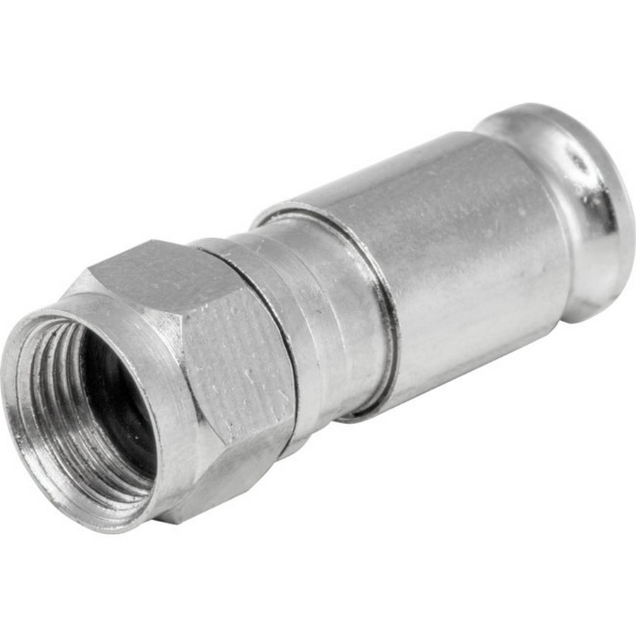 F Compression RG6Quad Plug No Inner Liner Type