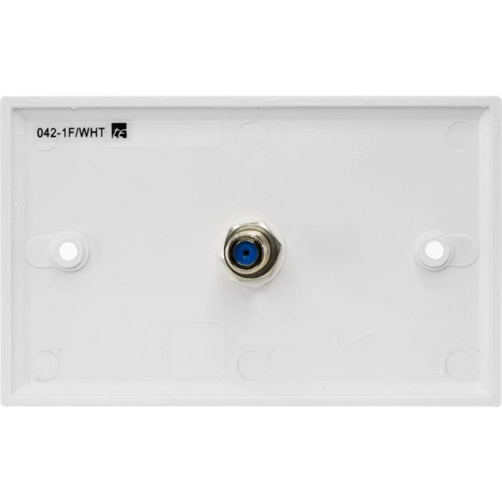 Single F Socket Wall Plate Foxtel Approved F10359 – Bourne Electronics