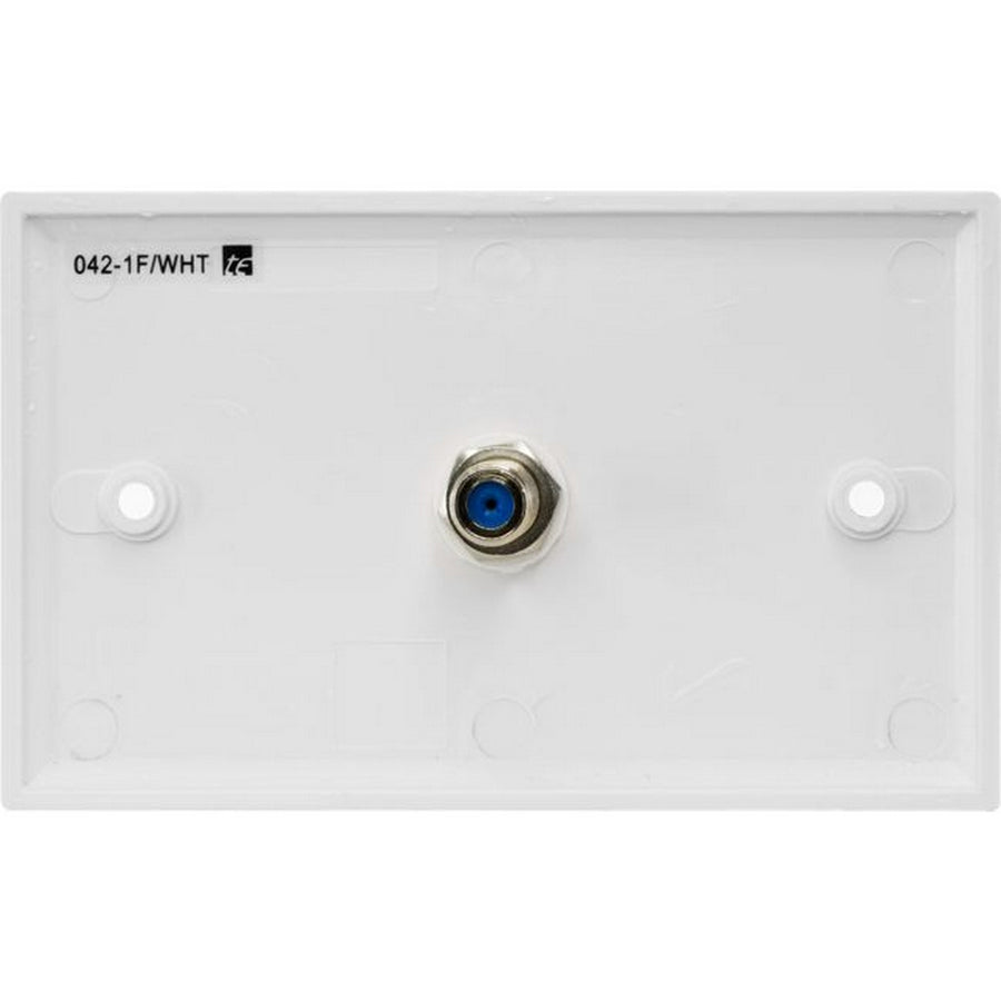 Single F Socket Wall Plate Foxtel Approved F10359