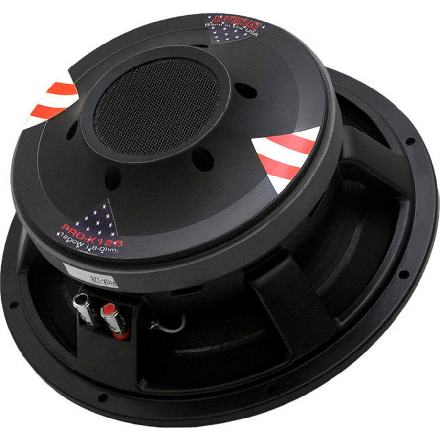 EARTHQUAKE Pro-X Series PRO-X128 12in 600Watt Diecast Cloth Surround Subwoofer