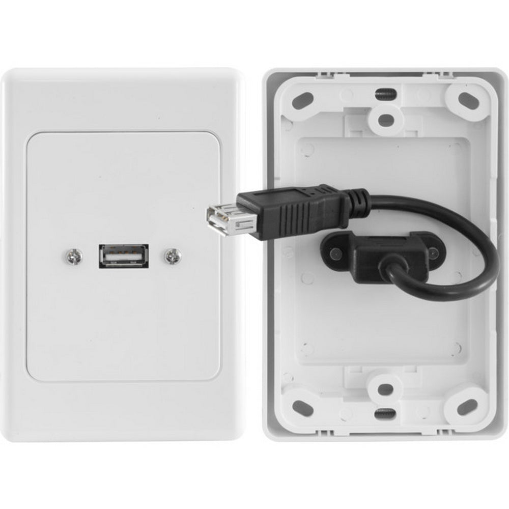 Pro.2 PRO1237 USB Wall Plate with Vertical Mount Design – Bourne ...