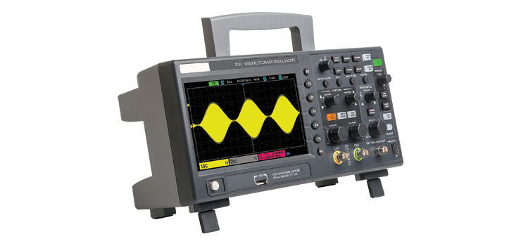 100MHz LCD Auto Measurement Digital Storage Oscilloscope & Waveform Generator