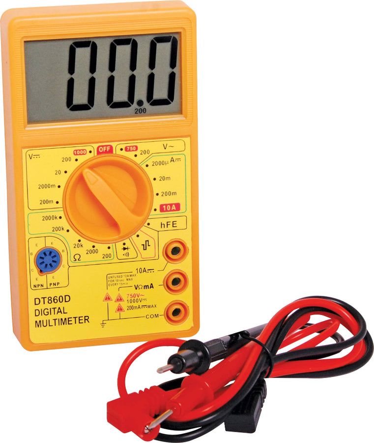 Micron 19 Range Digital Multimeter With Transistor Test