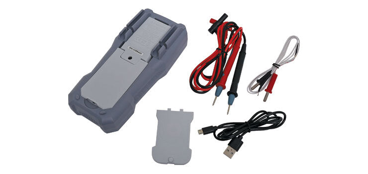 Blue LED Light Auto Ranging True RMS Pro Digital Multimeter with Fold Out Stand