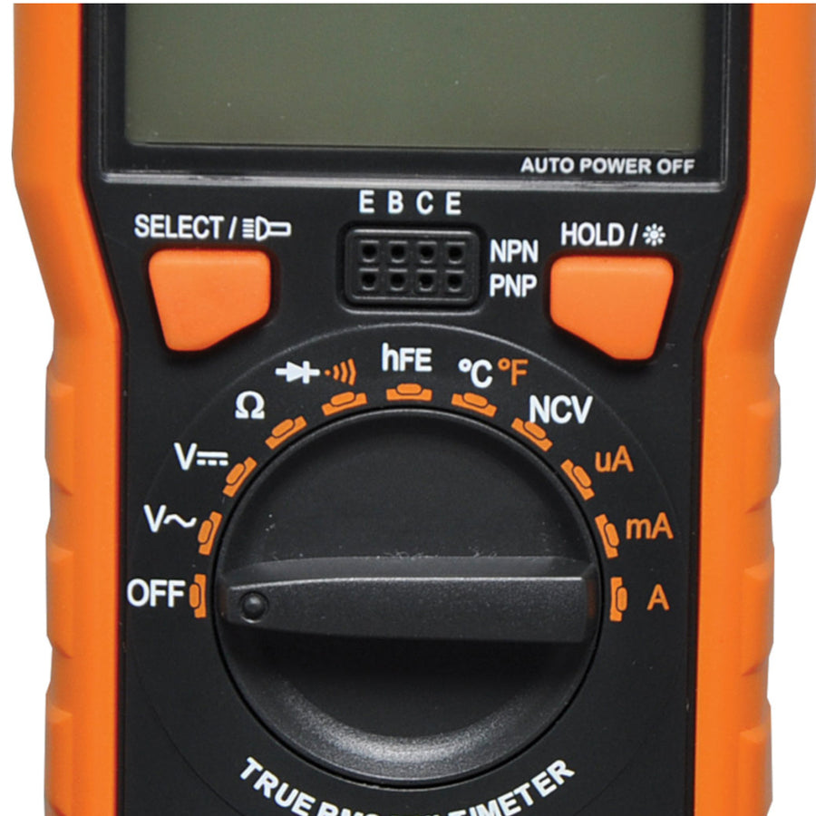 Micron Autoranging True RMS Digital Multimeter Test leads battery manual Temp Probe