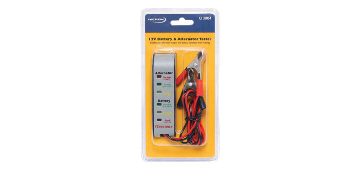 Micron 12V Vehicle Battery And Alternator Tester