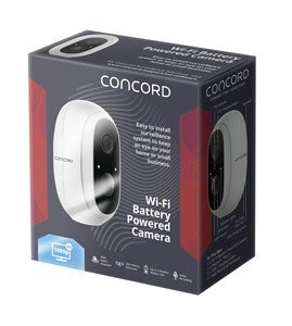 Concord Wi-Fi Battery Powered Magnetic Mounting Stand USB Port Security Camera