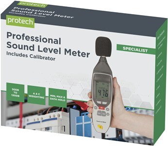 Pro Sound Level Meter with Calibrator MAX & MIN measurements