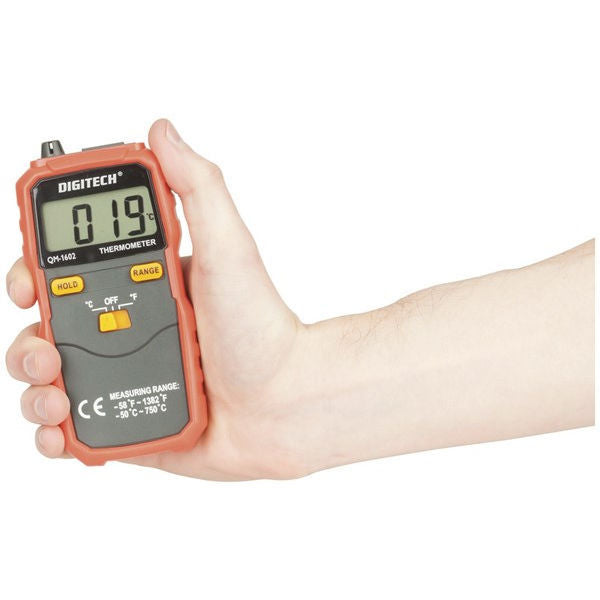 Handy Digital Thermometer With K Type Thermocouple With LCD Display