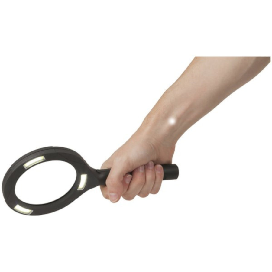 Hand-Held Magnifying Glass with COB LED