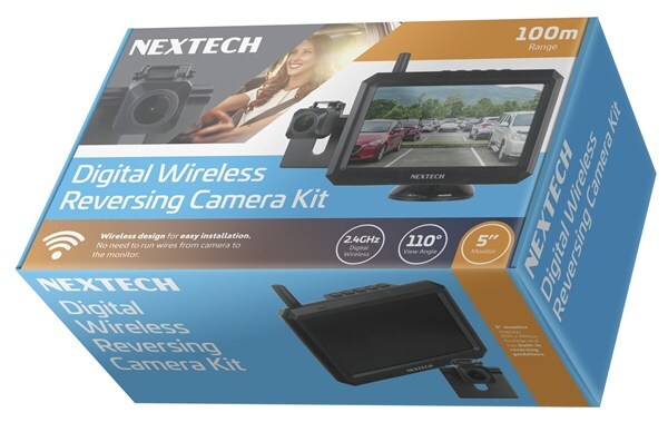 Nextech 2.4GHz Digital Wireless 5in Reversing Camera Runs 2.4GHz