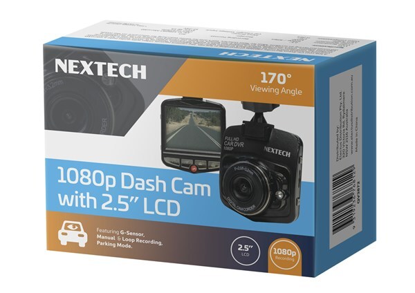 Nextech DVR Event Car Camera 1080P 2.5In LCD G-Sensor function Event Recorders