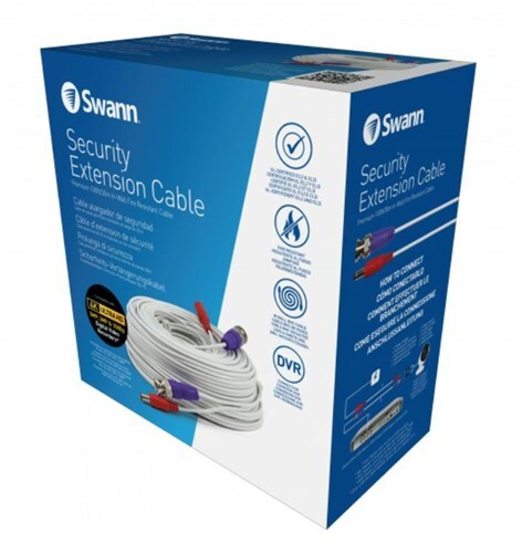 Swann Video Power 30m Extension Cable Suitable for Analogue AHD-TVI Cameras