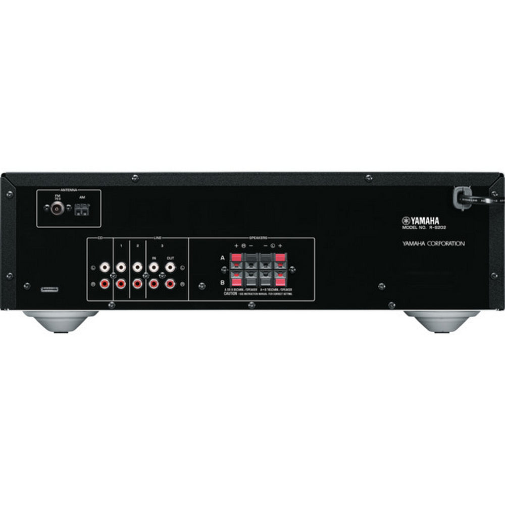 YAMAHA RS202B 100Watt 40 Station AM FM Tuner Bluetooth Stereo Receiver ...