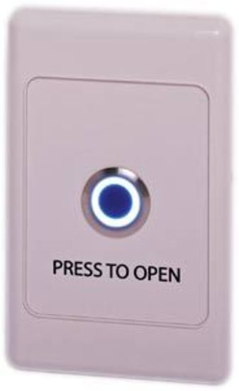 Dynalink Push To Open Wallplate With Illuminated Pushbutton Switch