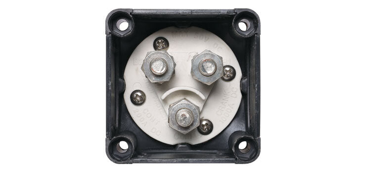 Rotary Dual Bank Battery Isolator Switch Ideal for Marine and Automotive