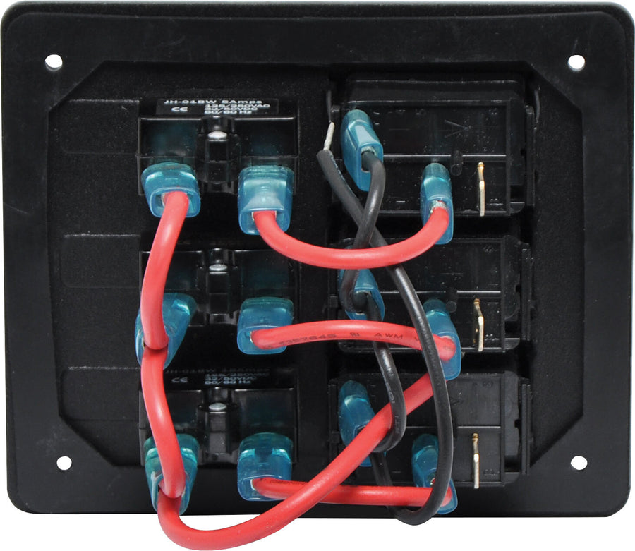 3 Way Switch Panel With Breakers