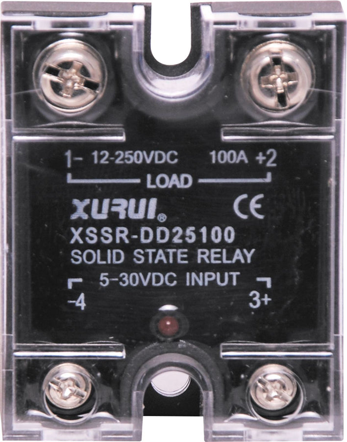 DC 100A SPST solid state relay zero voltage turn on and turn off & swiches DC only