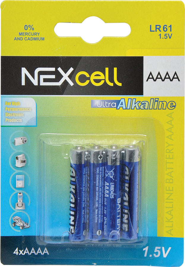 AAAA Nexcell Mercury Free Battery 4pk