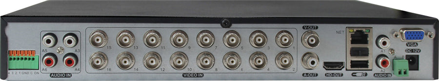 16 Channel AHD 8MP/IP/CVI/TVI Hybrid Digital Video Recorder