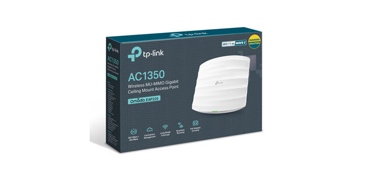 TP-Link EAP225 Dual Band AC1200 Ceiling Mount Wireless Access Point