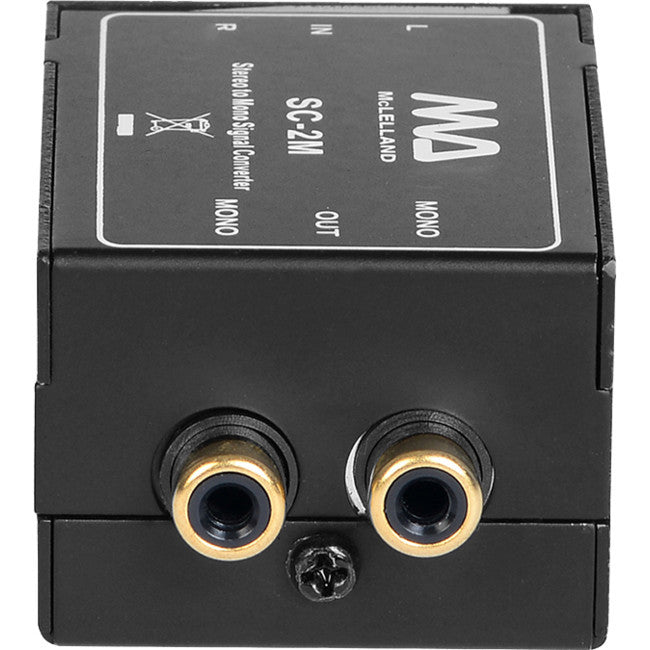 McLELLAND SC2M One Stereo to Two Mono Output Passive Signal Audio Converter